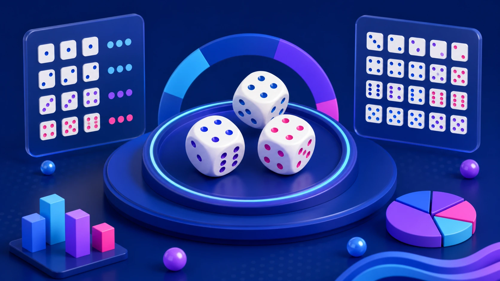 Dice total ও combination—Fancywin পোস্টের ব্যাখ্যামূলক ইলাস্ট্রেশন