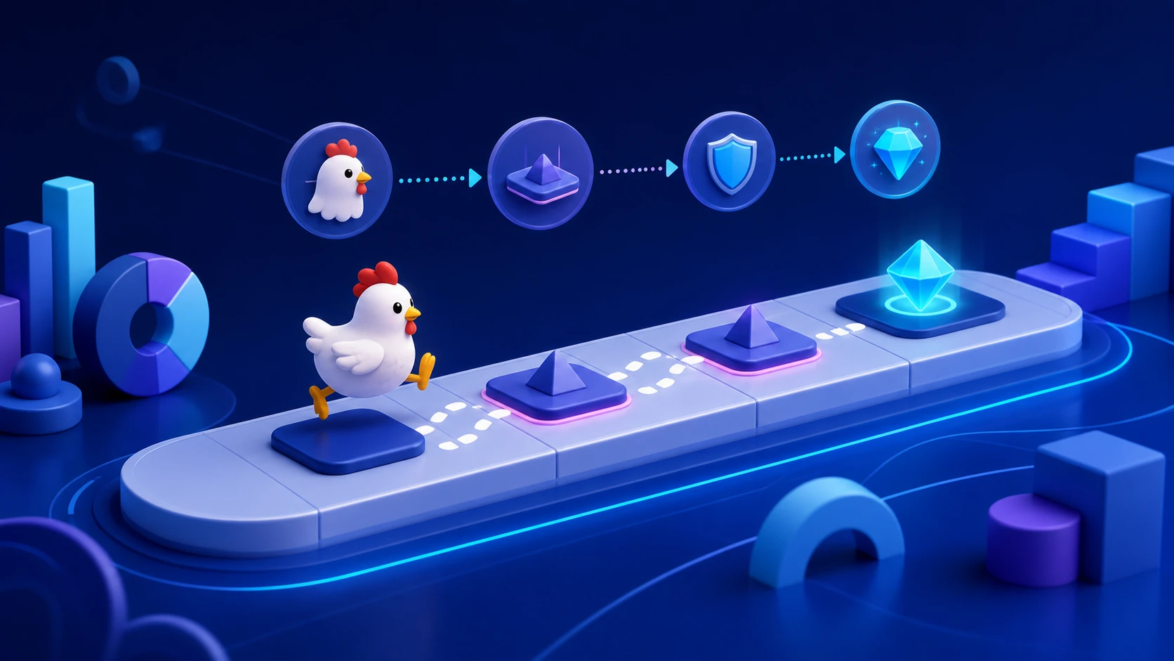 Chicken Road game-এর core concept—Fancywin পোস্টের ব্যাখ্যামূলক ইলাস্ট্রেশন