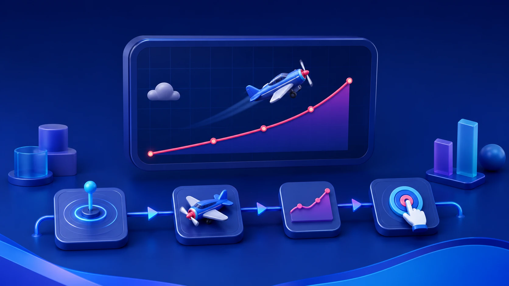 Aviator game কীভাবে কাজ করে—Fancywin পোস্টের ব্যাখ্যামূলক ইলাস্ট্রেশন